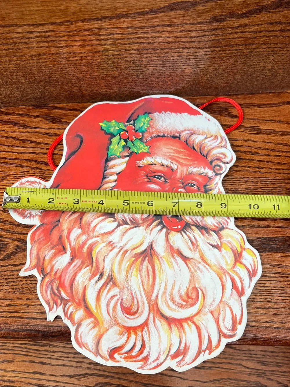 Vintage Santa Holiday Christmas Bag